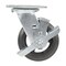 Vestil Rubber Swivel With Brake Caster 5 In. Diameter x 2 In. Width 440 Lb. Capacity Dark Black CST-VE-5X2MR-SWB - alternate 6